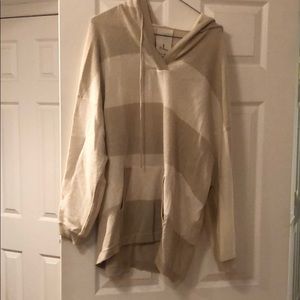 Seaton - Tan & Cream Sweater - Size M